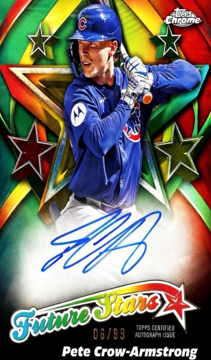 2025 Topps Chrome Baseball Pete Crow-Armstrong #FSA-PC PSA 9