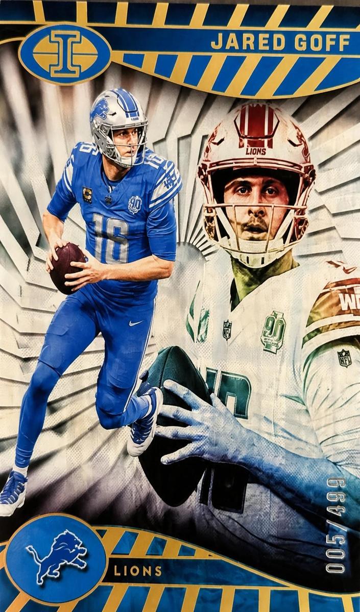 2024 Panini Illusions Football Mirrored Trophy Collection Jared Goff #25