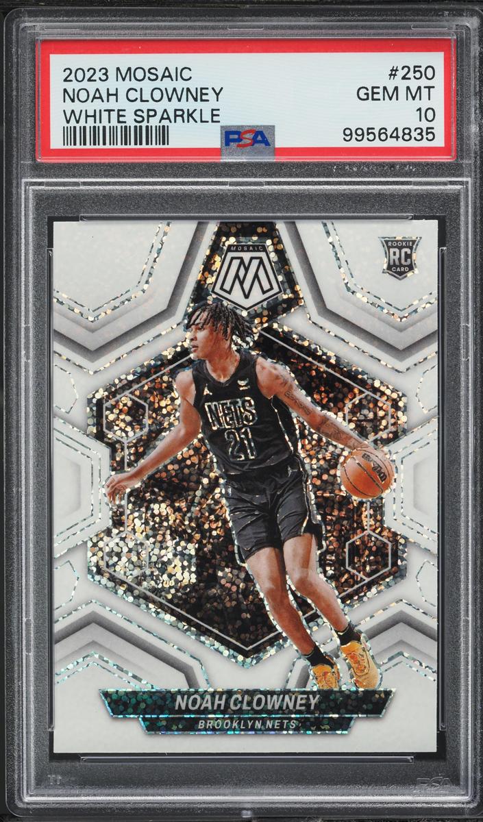 2023 Panini Mosaic Basketball White Sparkle Noah Clowney #250