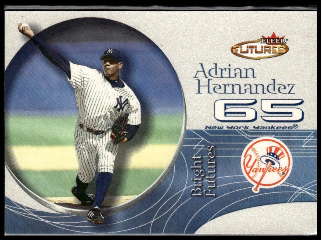 2001 Fleer Futures Baseball Adrian Hernandez #229 BGS 8.5