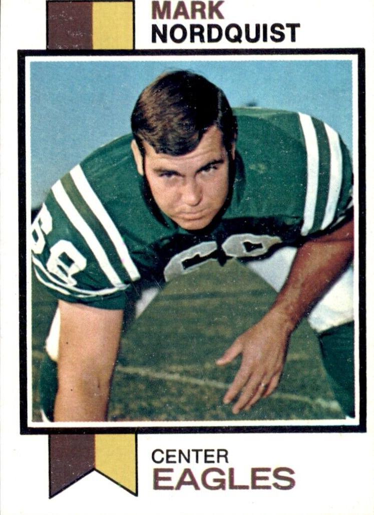 1973 Topps Football Mark Nordquist #212