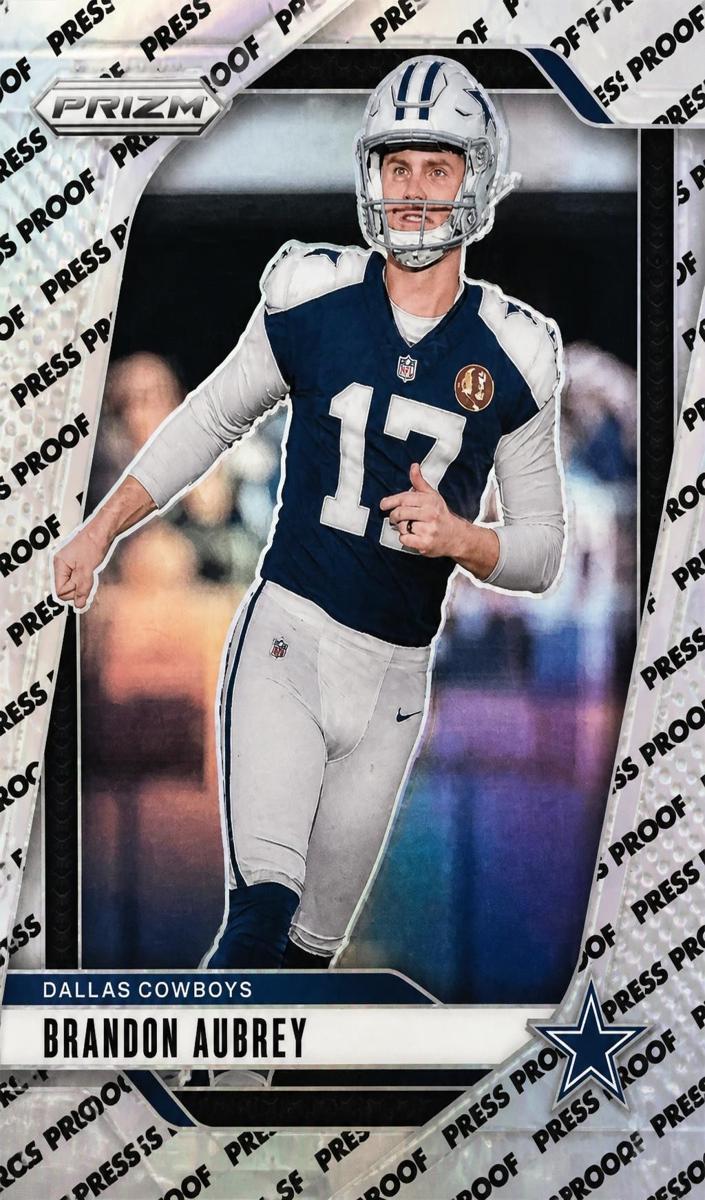 2024 Panini Prizm Football Press Proof Brandon Aubrey #79