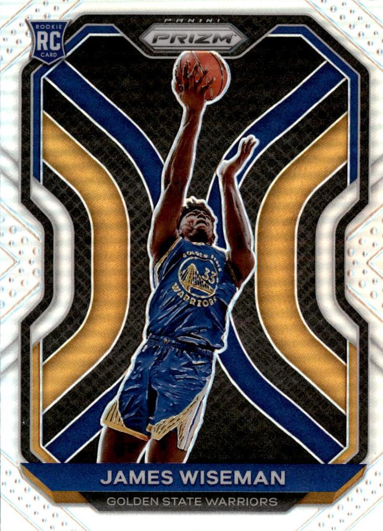 2020 Panini Prizm Basketball Prizms Silver James Wiseman #268 PSA 9