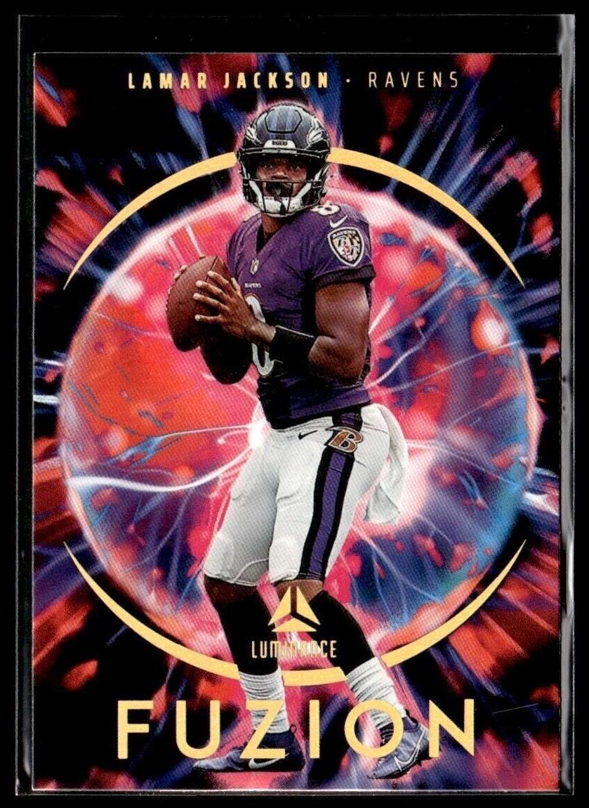 2023 Panini Luminance Football Lamar Jackson #5 PSA 9