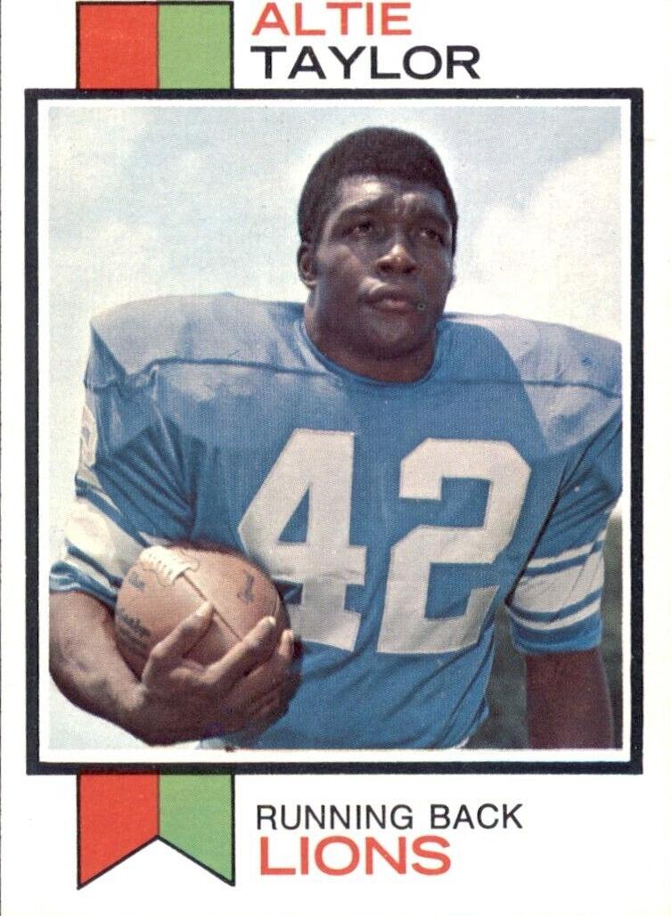 1973 Topps Football Altie Taylor #448