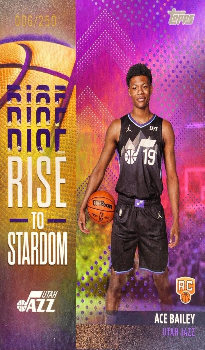 2025 Topps Basketball Purple Rainbow Ace Bailey #RTS-5