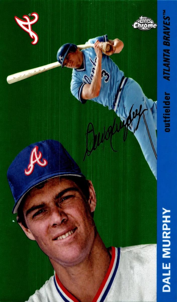 2025 Topps Chrome Platinum Baseball Dale Murphy #363