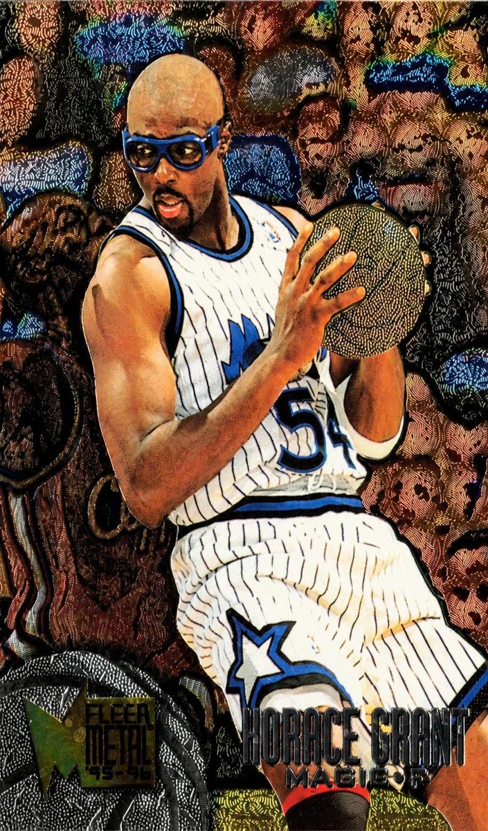 1995 Fleer Metal Basketball Horace Grant #76