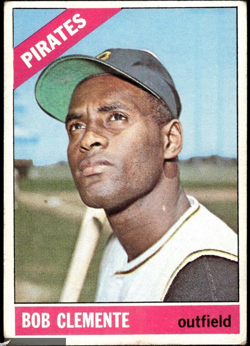 1966 Topps Baseball Bob Clemente #300 PSA 6.5