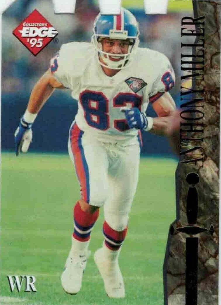 1995 Collector's Edge Excalibur Football Die-Cut Anthony Miller #97