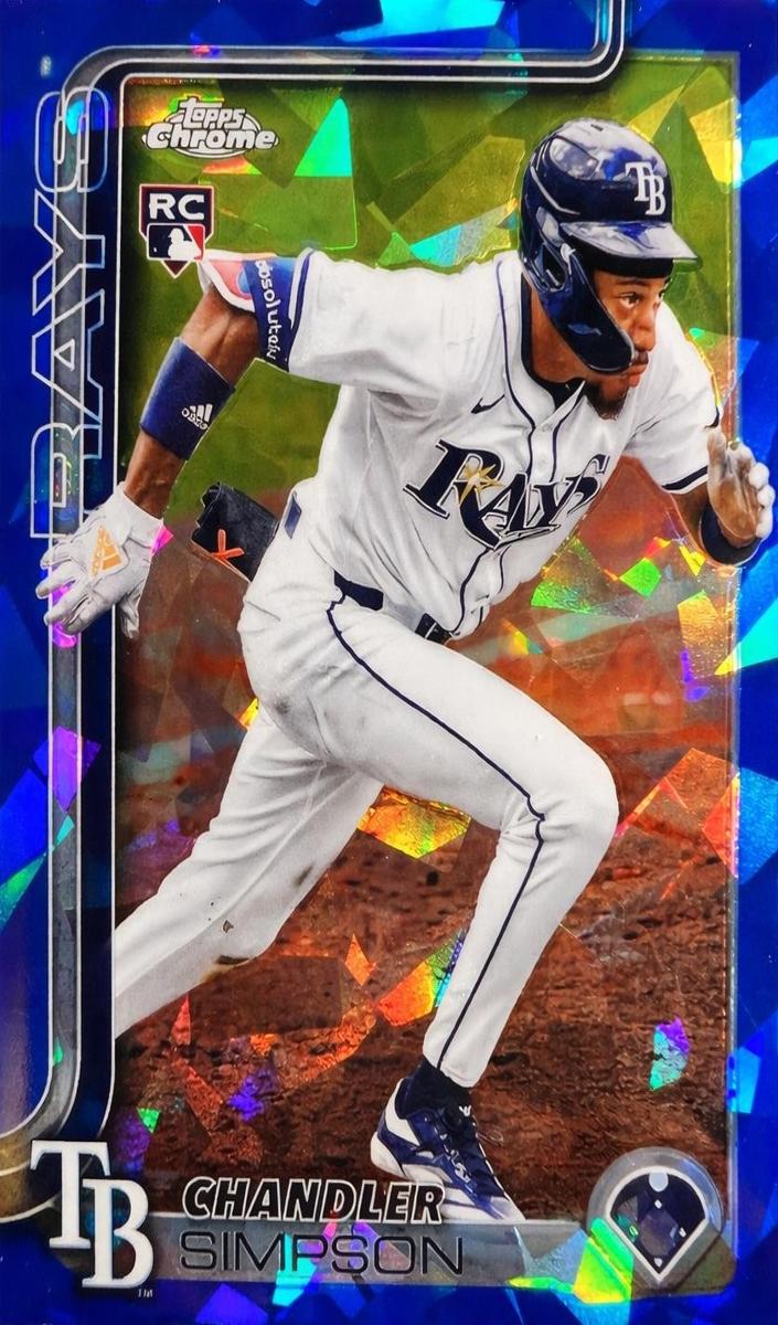 2025 Topps Chrome Update Sapphire Baseball Chandler Simpson #USC179