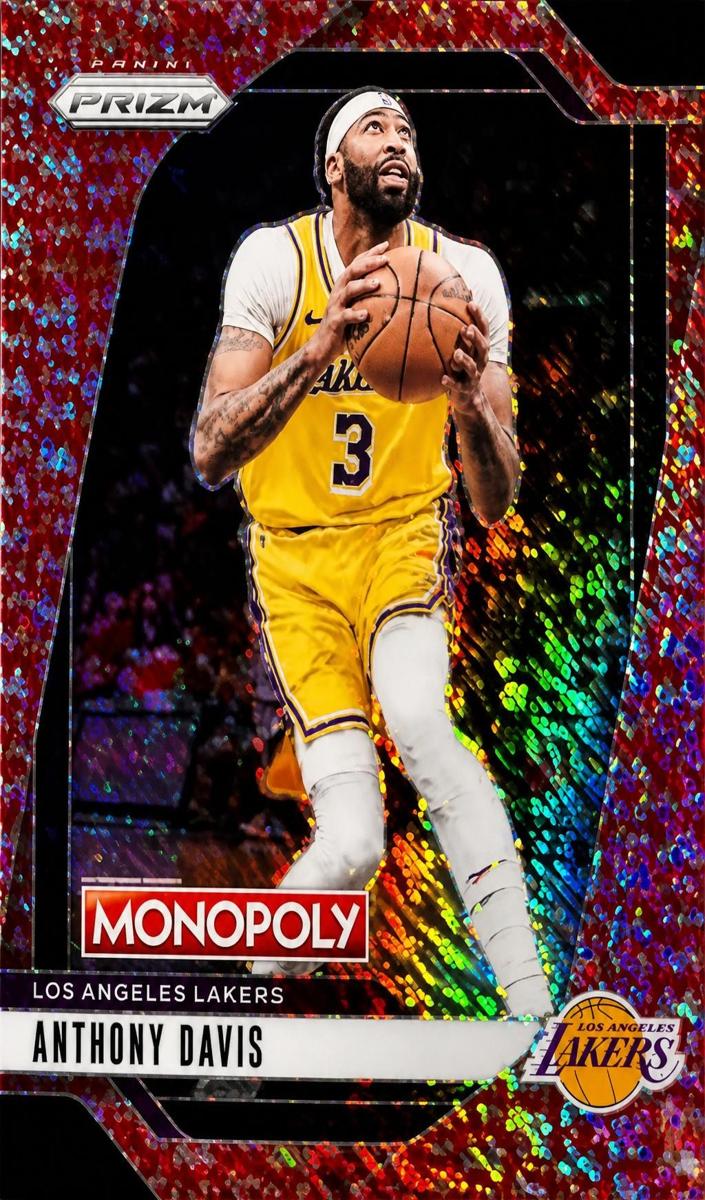 2024 Panini Prizm Monopoly Basketball Red Millionaire Shimmer Anthony Davis #44