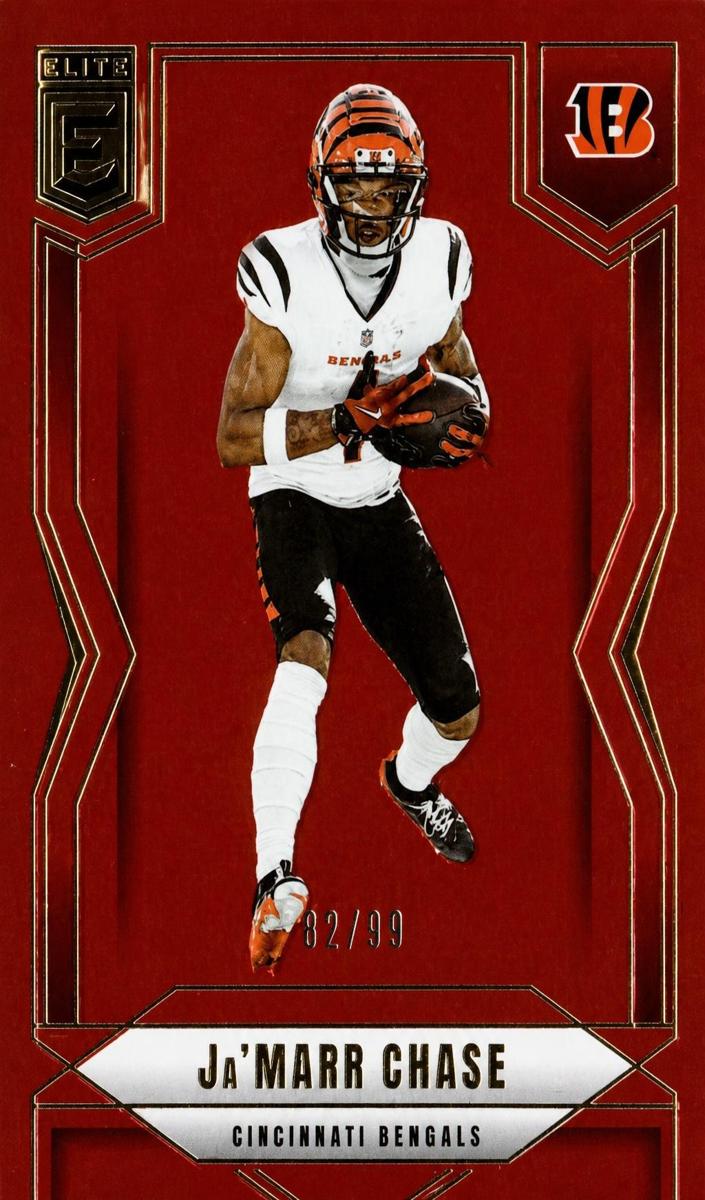 2025 Donruss Elite Football Red Ja'Marr Chase #63