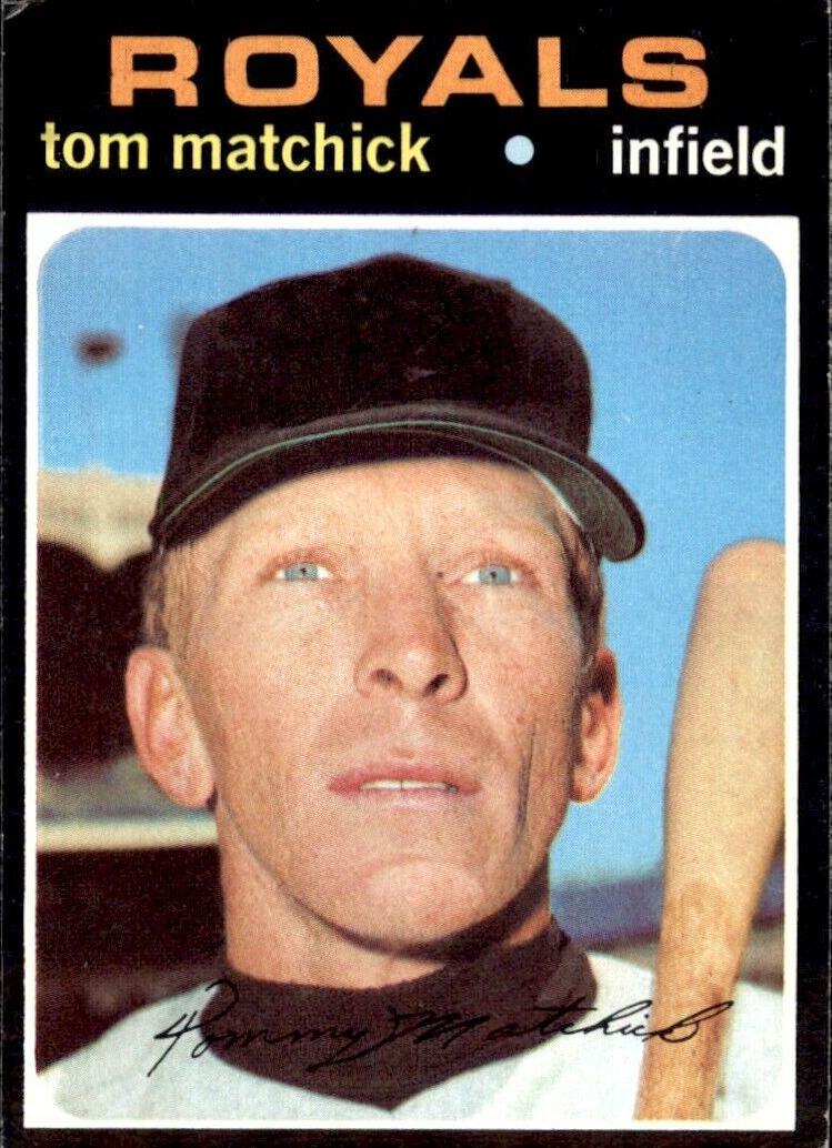 1971 Topps Baseball Tom Matchick #321 PSA 7