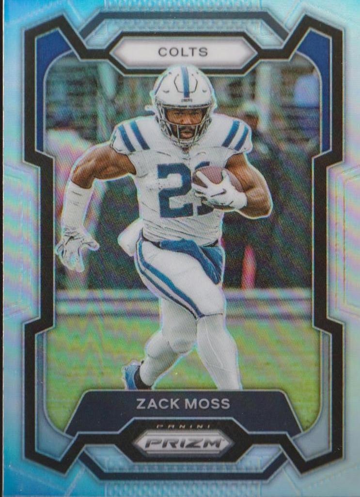 2023 Panini Prizm Football Silver Zack Moss #132
