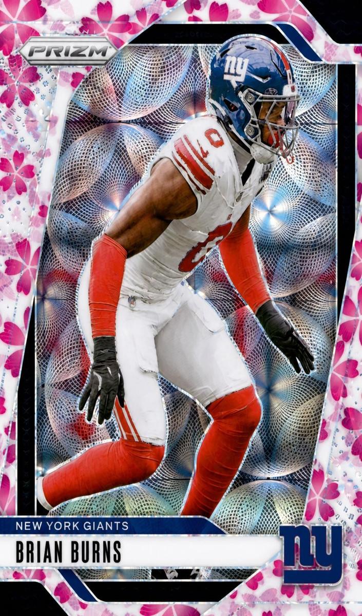2024 Panini Prizm Football Choice Cherry Blossom Brian Burns #217