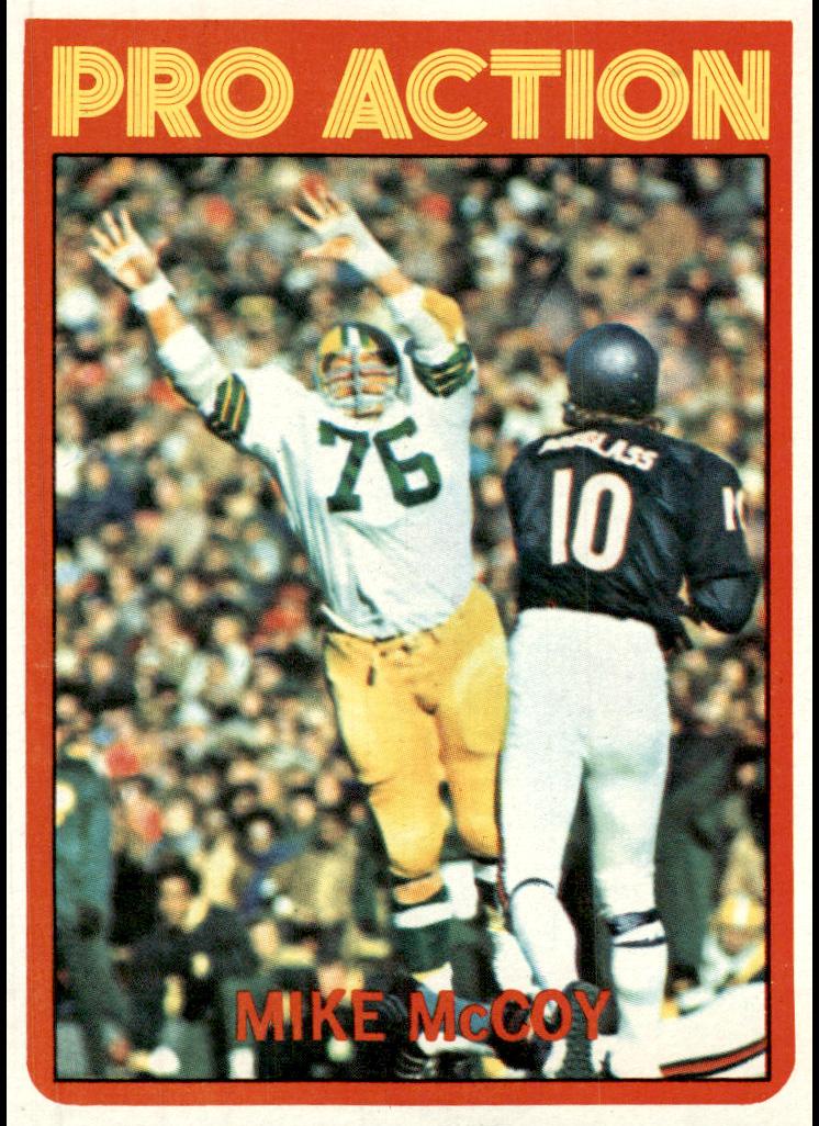 1972 Topps Football Mike McCoy #260 PSA 7.5