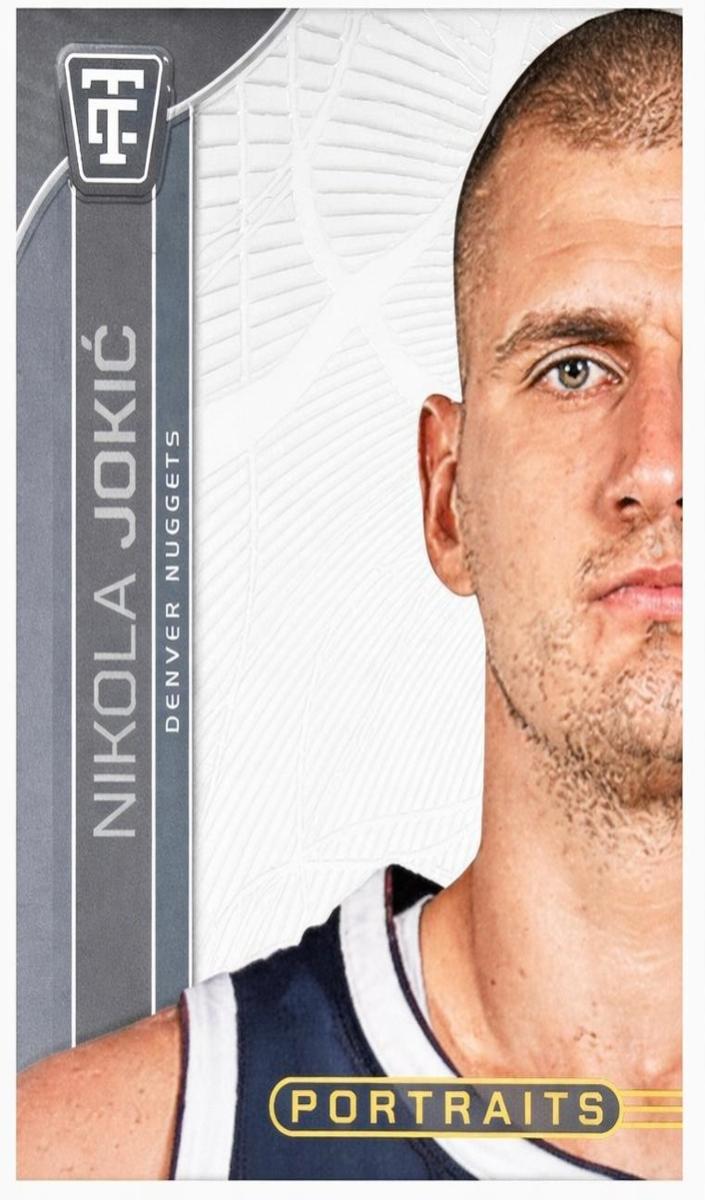 2024 Panini Totally Certified Basketball Mirror Platinum White Nikola Jokic #1