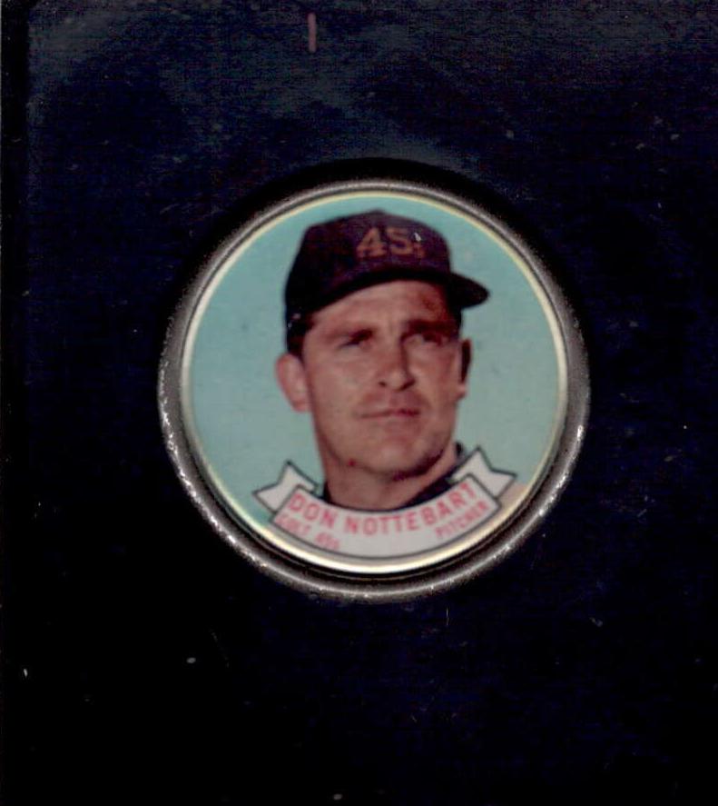 1964 Topps Coins Baseball Don Nottebart #119