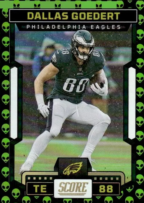2023 Panini Score Football Extraterrestrial Dallas Goedert #247