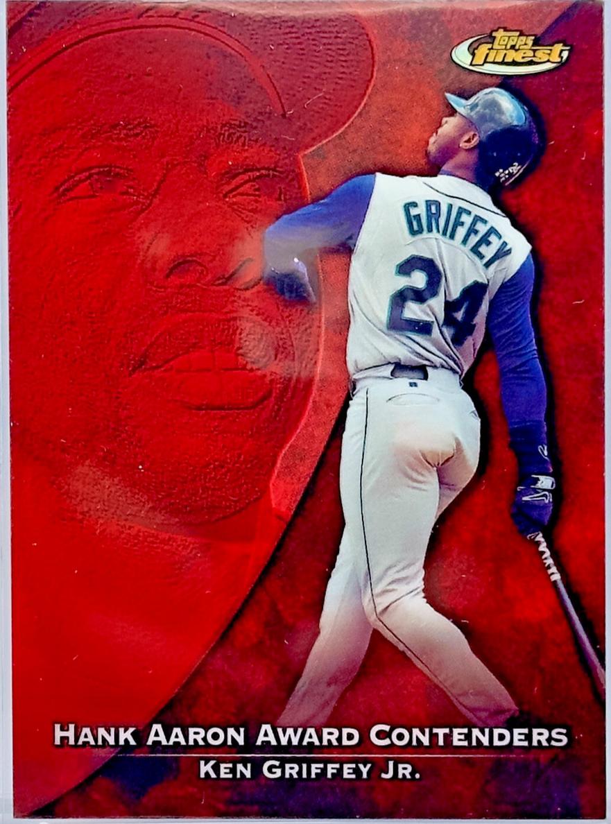 1999 Topps Finest Baseball Refractor Ken Griffey Jr. #HA8 PSA 9