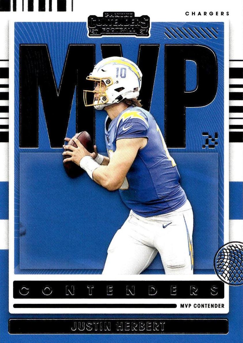 2021 Panini Contenders Football Justin Herbert #MVP-JHE
