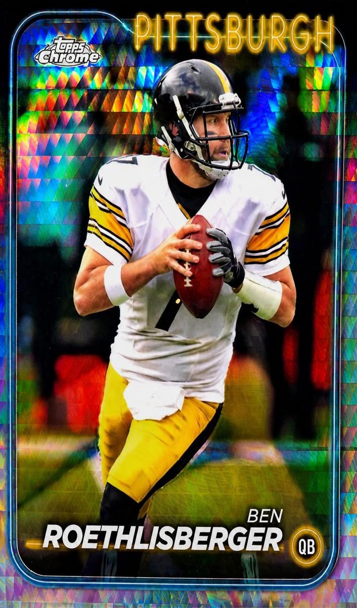 2024 Topps Chrome Football Prism Refractor Ben Roethlisberger #81