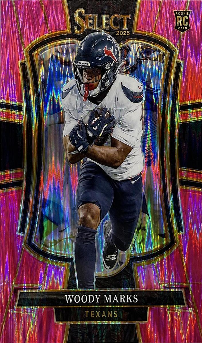 2025 Panini Select Football Pink Shock Woody Marks #135