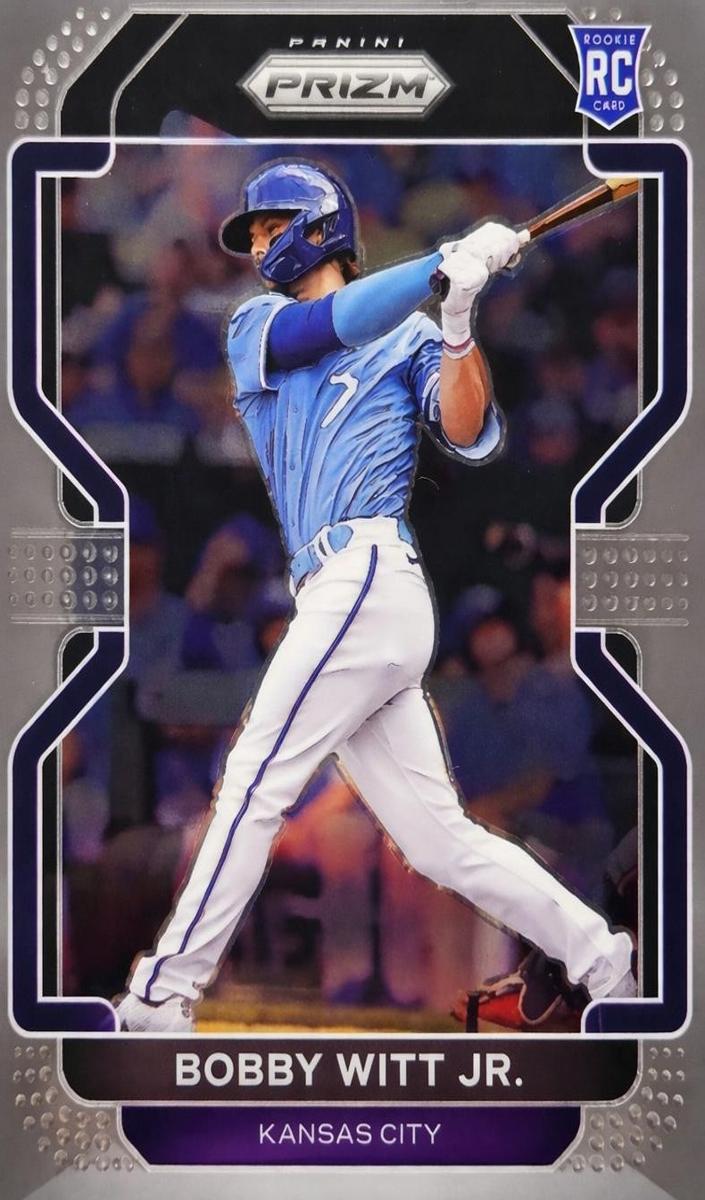 2022 Panini Prizm Baseball Silver Prizm Bobby Witt Jr. #33 BGS 9