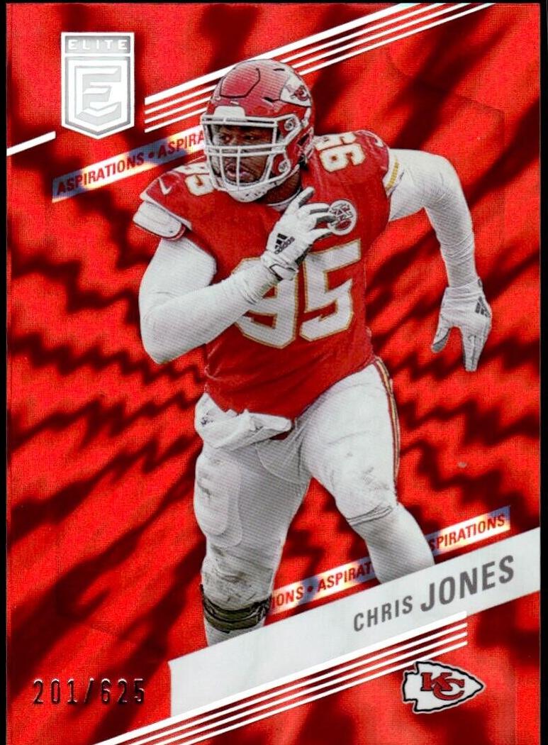 2023 Donruss Elite Football Aspirations Shimmer Chris Jones #13