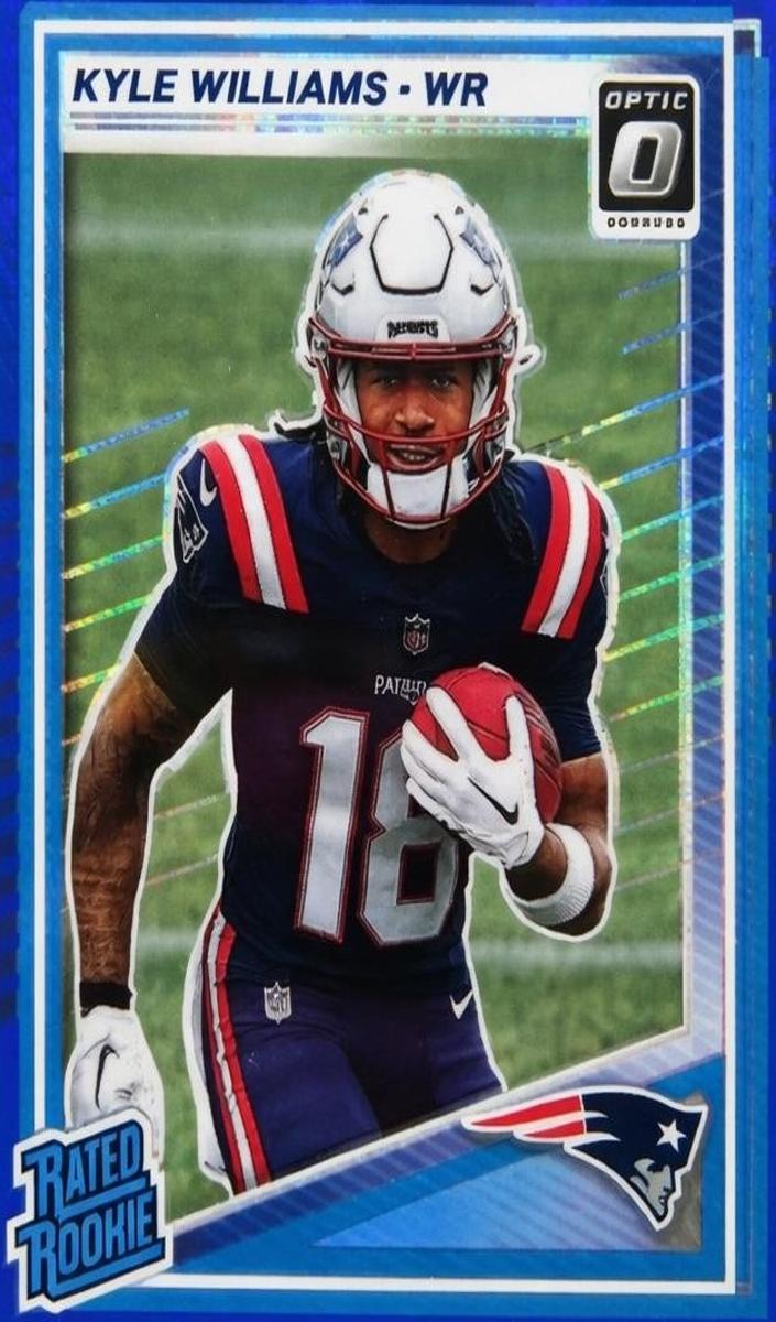 2025 Donruss Optic Football Hyper Blue Kyle Williams #245