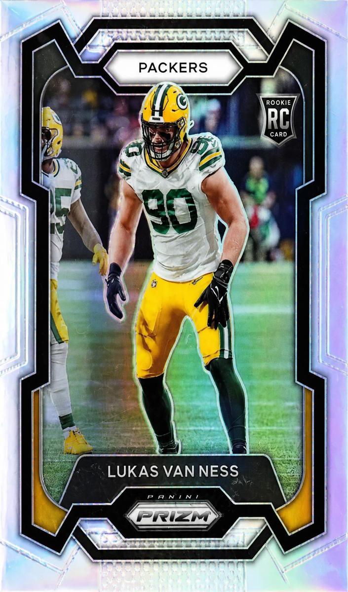 2023 Panini Prizm Football Silver Lukas Van Ness #336