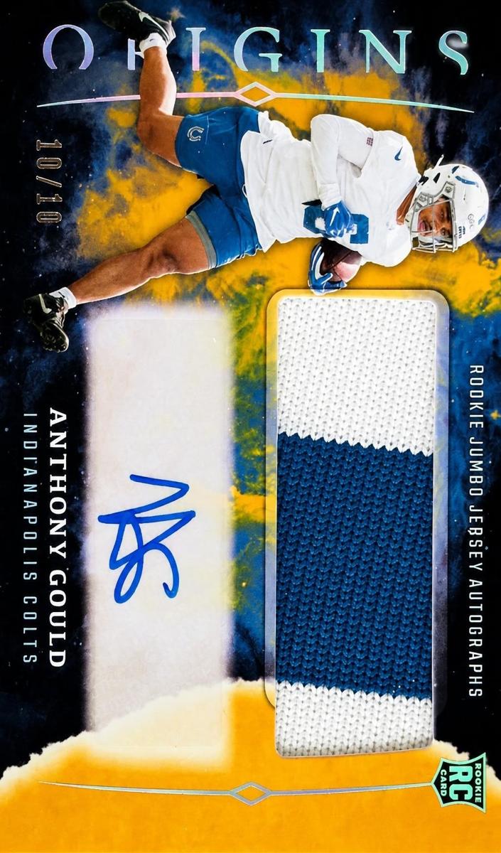 2024 Panini Origins Football Gold Anthony Gould #RPT-AGO