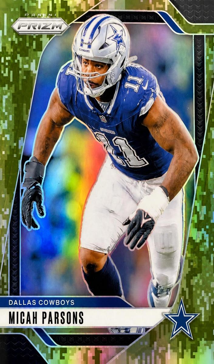2024 Panini Prizm Football Forest Camo Micah Parsons #77 SGC 9.5