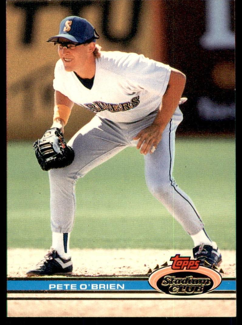1991 Topps Stadium Club Baseball Pete O'Brien #285