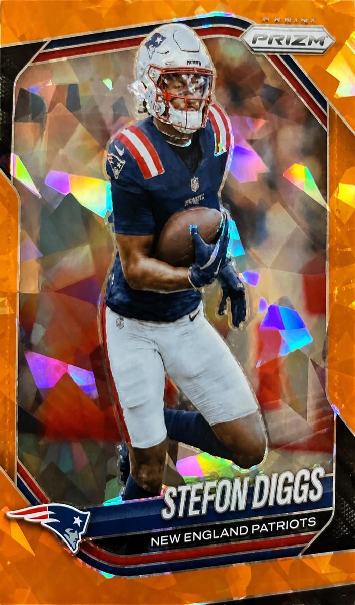 2025 Panini Prizm Football Orange Ice Stefon Diggs #182