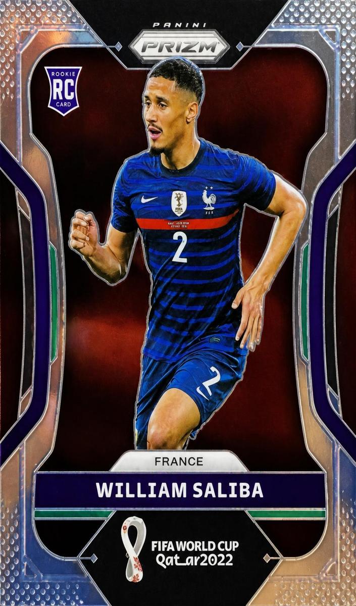 2022 Panini Prizm FIFA World Cup Qatar Soccer William Saliba #106 PSA 10