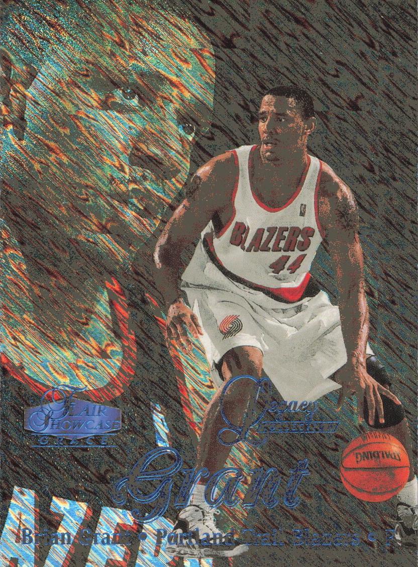 1997 Flair Showcase Basketball Row 1 Brian Grant #62