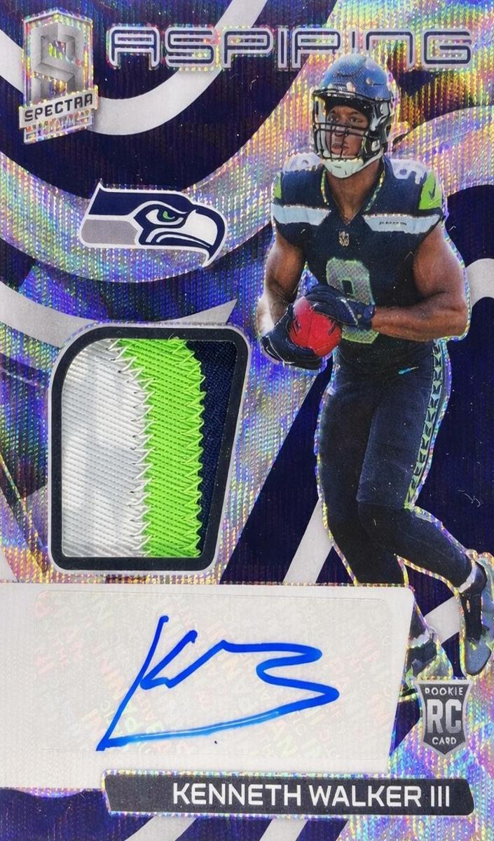 2022 Panini Spectra Football Wave Kenneth Walker III #APA-KWA