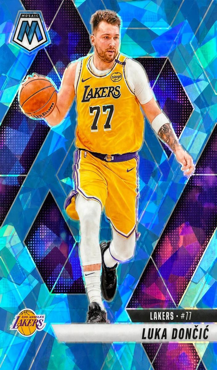2024 Panini Mosaic Basketball Ice Luka Doncic #100