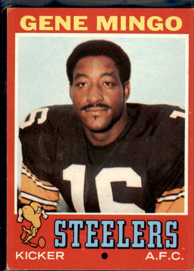 1971 Topps Football Gene Mingo #227