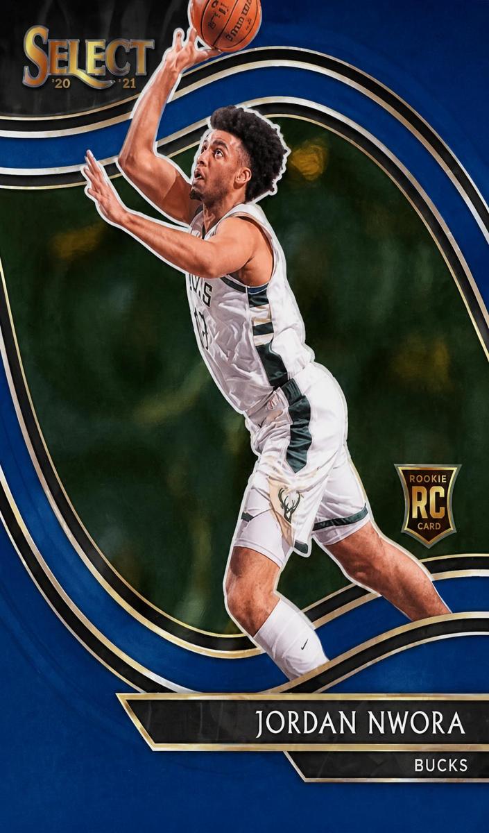 2020 Panini Select Basketball Blue Retail Jordan Nwora #262 PSA 9
