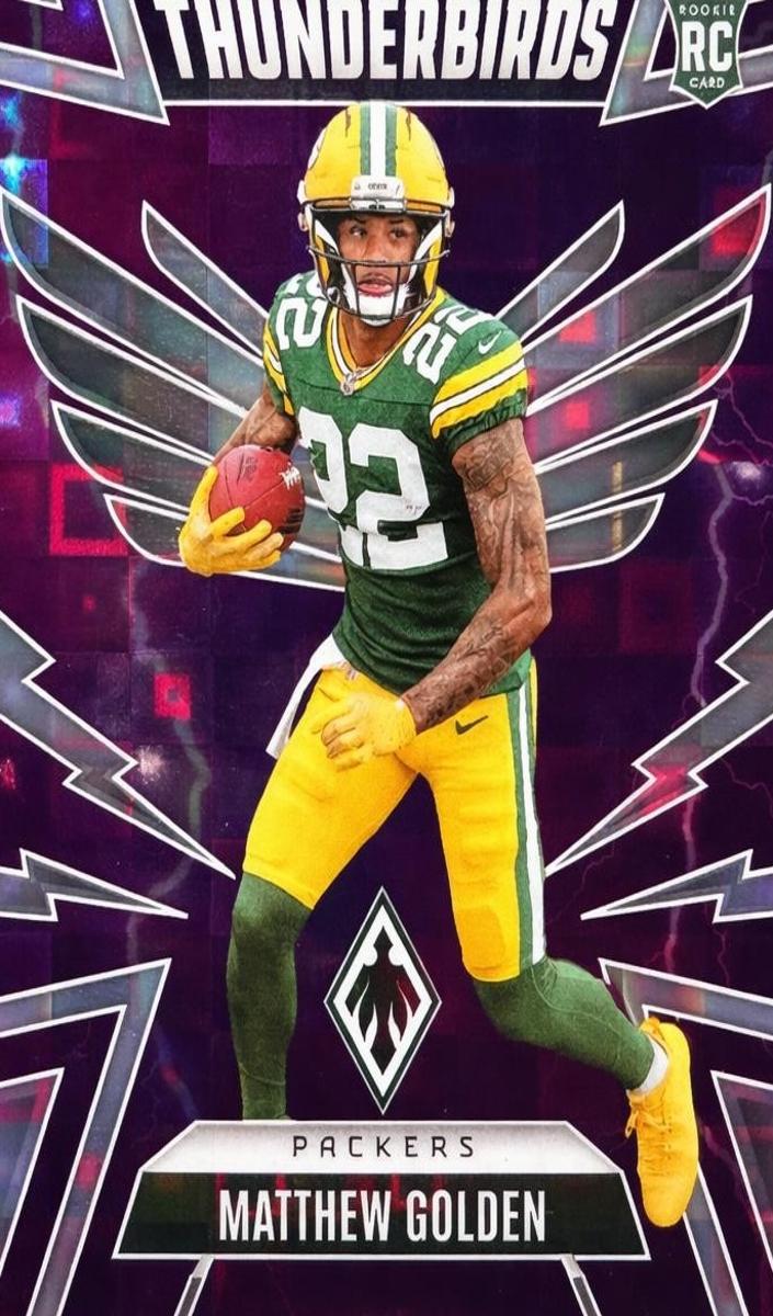 2025 Panini Phoenix Football Red Matthew Golden #17