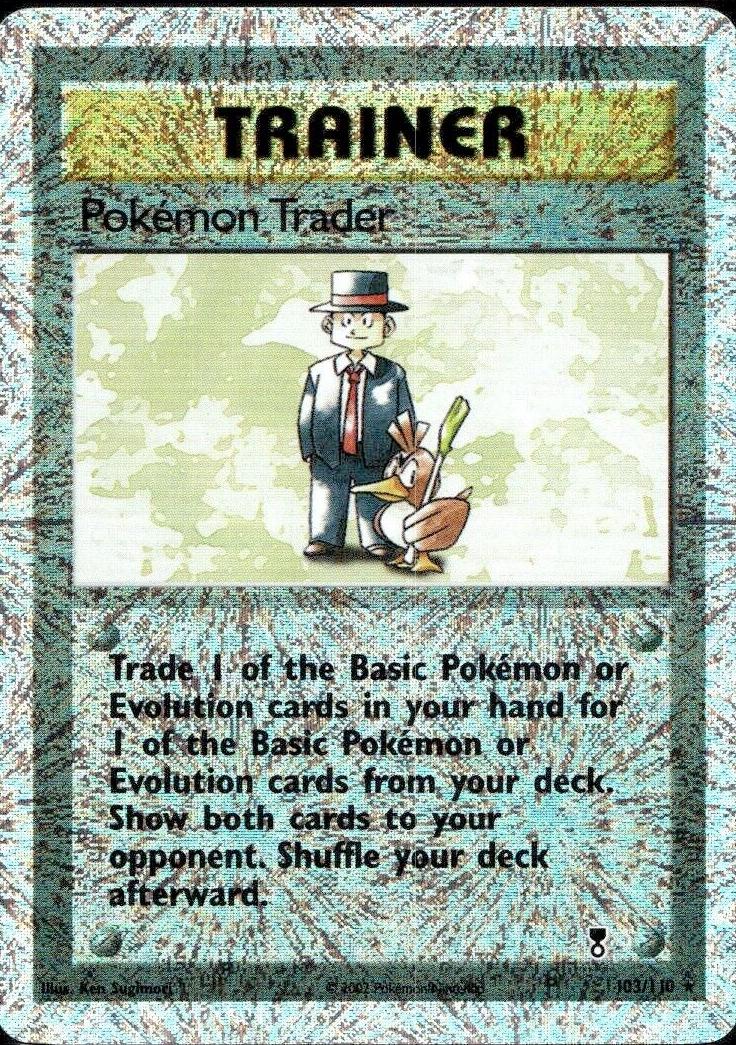 2002 Pokemon Legendary Collection Reverse Foil Pokemon Trader #103