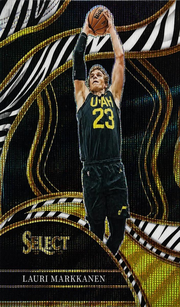 2023 Panini Select Basketball Zebra Lauri Markkanen #219