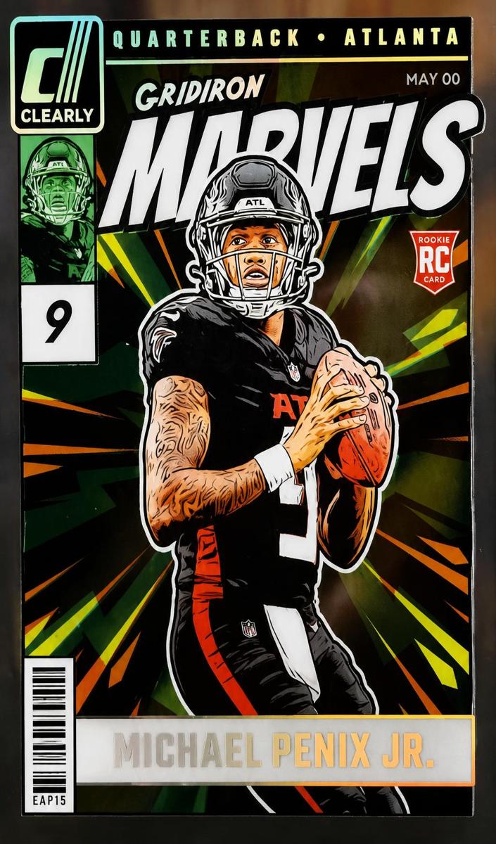 2024 Panini Clearly Donruss Football Michael Penix Jr. #8