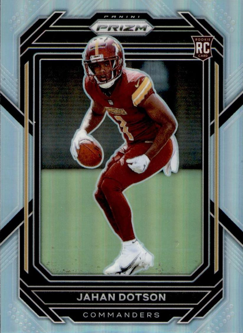 2022 Panini Prizm Football Silver Jahan Dotson #312 PSA 10