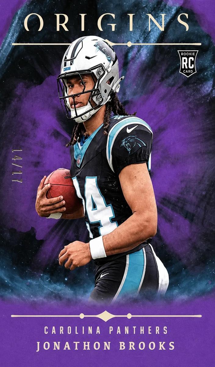 2024 Panini Origins Football Purple Jonathon Brooks #104