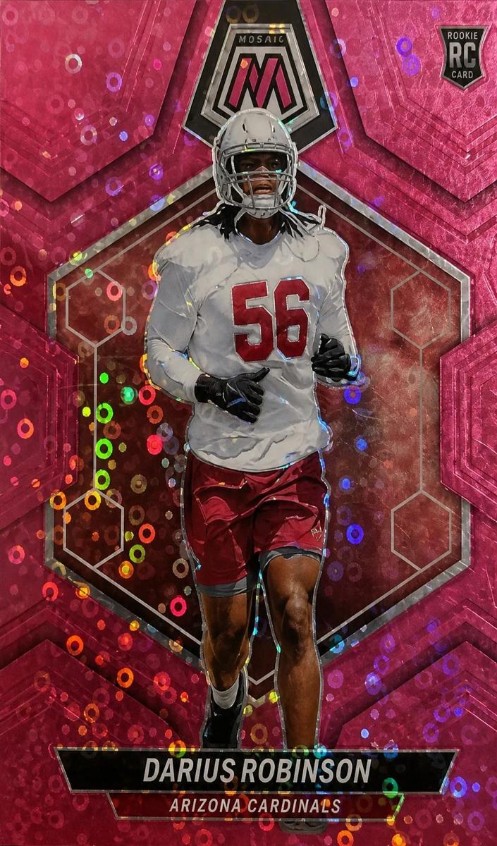 2024 Panini Mosaic Football No Huddle Pink Darius Robinson #327