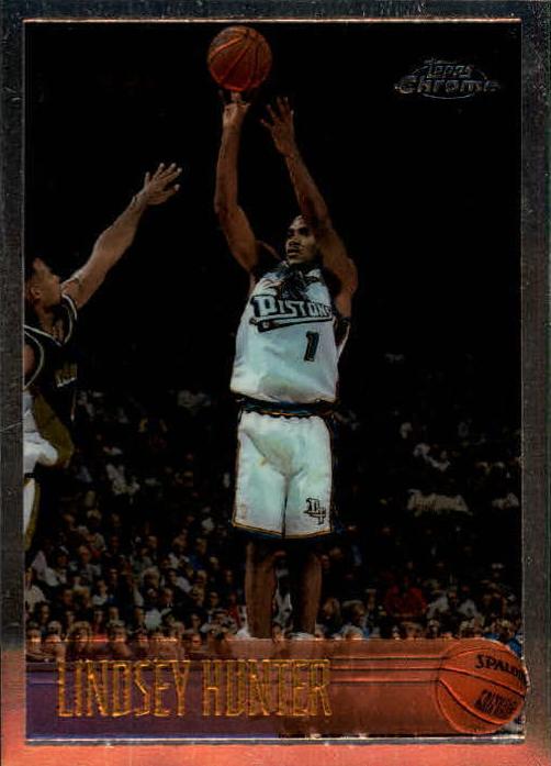 1996 Topps Chrome Basketball Lindsey Hunter #174 PSA 10